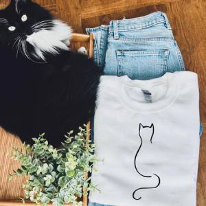 CAT SILHOUETTE - DTF TRANSFER