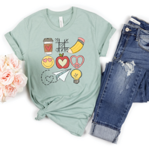 TEACHER DOODLES - DTF TRANSFER