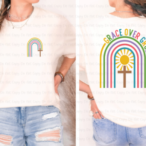 GRACE OVER GRUDGES *OLLIE & CO. EXCLUSIVE* - FRONT+BACK - DTF TRANSFER