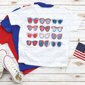 PATRIOTIC SUNGLASSES - DTF TRANSFER