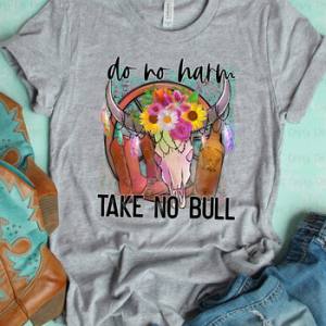 DO NO HARM TAKE NO BULL - DTF TRANSFER