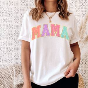MAMA - FAUX EMBROIDERY - DTF TRANSFER