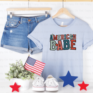AMERICAN BABE - DTF TRANSFER