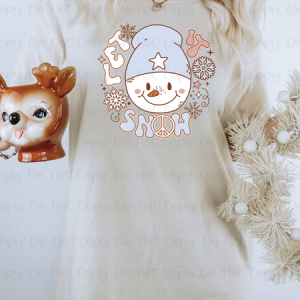 LET IT SNOW - DTF TRANSFER