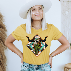 DESERT STEER - DTF TRANSFER