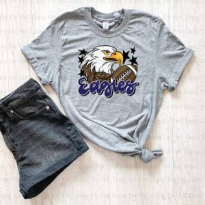 MASCOT WITH FOOTBALL - DTF TRANSFER