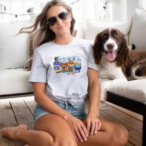 BLUE DOG MOM - DTF TRANSFER