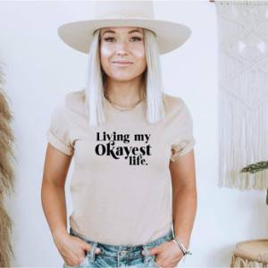 LIVING MY OKAYEST LIFE - DTF TRANSFER