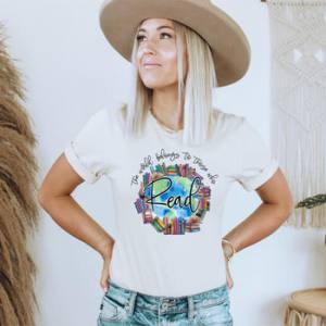 The world belongs to those who read - dtf transfer