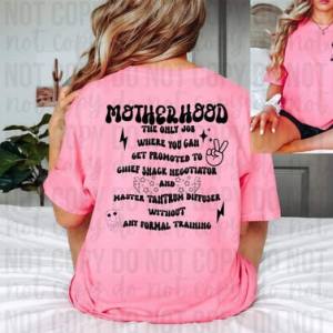 MOTHERHOOD *OLLIE & CO. EXCLUSIVE* - FRONT+BACK - DTF TRANSFER