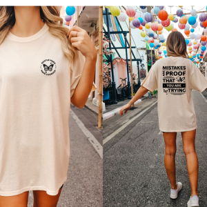 MISTAKES ARE PROOF - FRONT+BACK - DTF TRANSFER