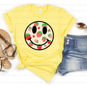 STRAWBERRY SMILE - DTF TRANSFER