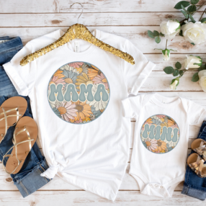 FLORAL MAMA CIRCLE *OLLIE & CO EXCLUSIVE*  - DTF TRANSFER
