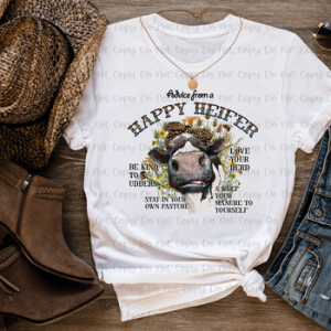 HAPPY HEIFER - DTF TRANSFER