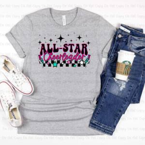 ALL STAR CHEERLEADER - DTF TRANSFER