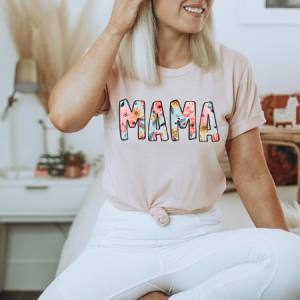 MAMA FLORAL - DTF TRANSFER