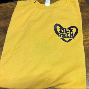 LET THEM - FRONT+BACK - DTF TRANSFER