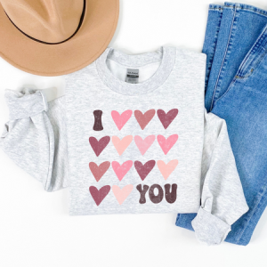 I HEART YOU - DTF TRANSFER