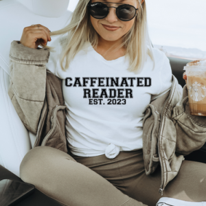 CAFFEINATED READER - DTF TRANSFER