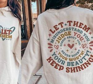 LET THEM - FRONT+BACK - DTF TRANSFER