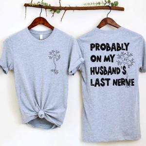 LAST NERVE - FRONT+BACK - DTF TRANSFER