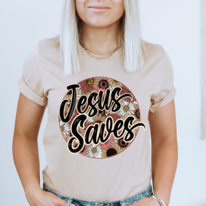 JESUS SAVES *OLLIE & CO. EXCLUSIVE* - DTF TRANSFER