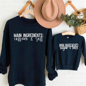 MAIN INGREDIENTS SUGAR AND SASS - DTF TRANSFER