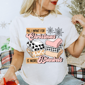 ALL I WANT FOR CHRISTMAS - DTF TRANSFER