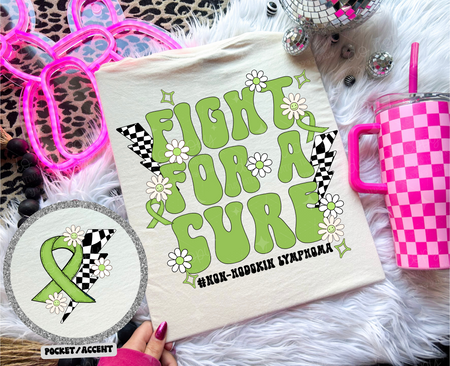 FIGHT FOR A CURE *OLLIE & CO. EXCLUSIVE* - FRONT+BACK - DTF TRANSFER - Image 20