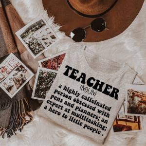 TEACHER DEFINITION BLACK *OLLIE & CO. EXCLUSIVE* - DTF TRANSFER