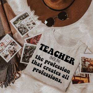 TEACHER DEFINITION BLACK - DTF TRANSFER