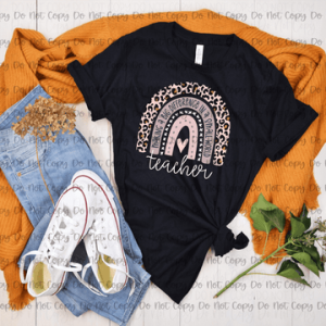 TEACHER RAINBOW - DTF TRANSFER