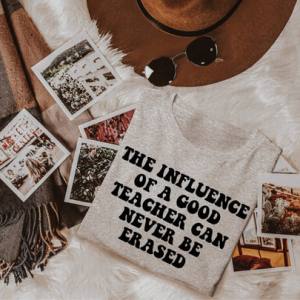 THE INFLUENCE OF A GOOD TEACHER BLACK *OLLIE & CO. EXCLUSIVE* - DTF TRANSFER