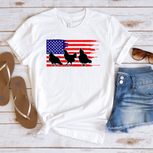 CHICKEN FLAG - DTF TRANSFER