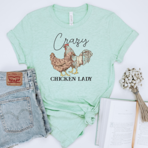 CRAZY CHICKEN LADY - DTF TRANSFER
